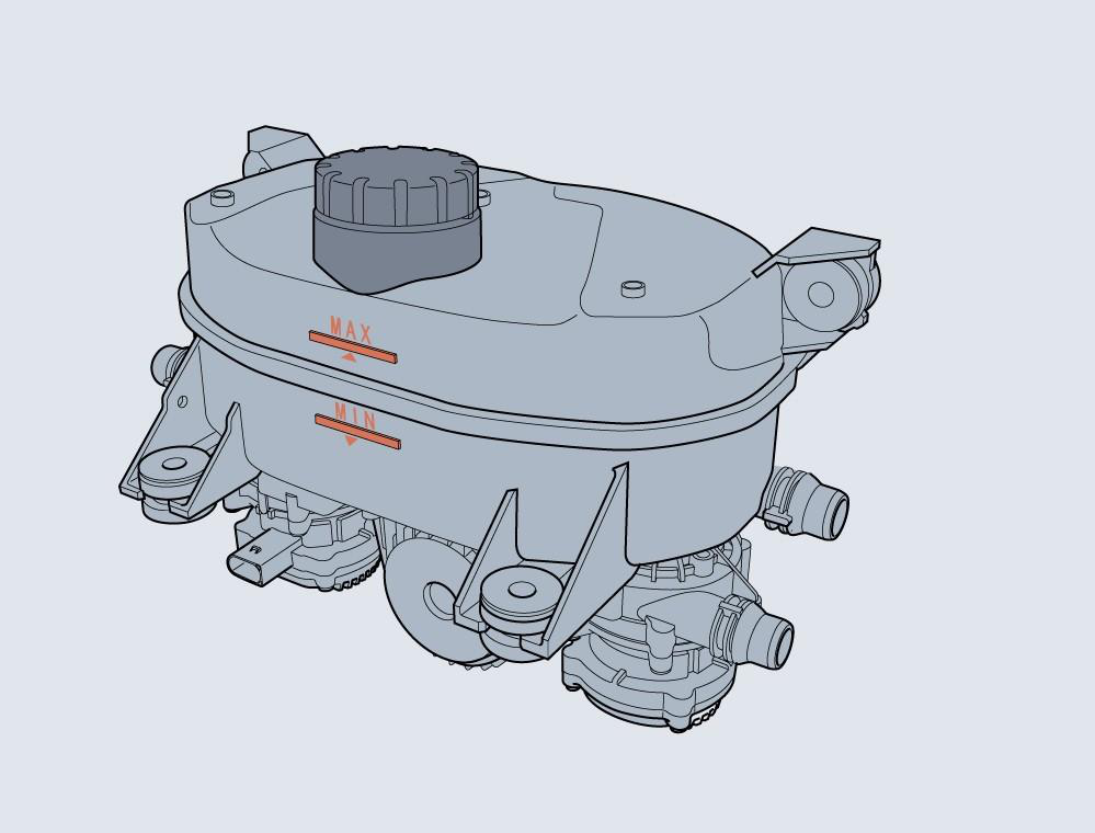 Illustration: Coolant Check and Top Up